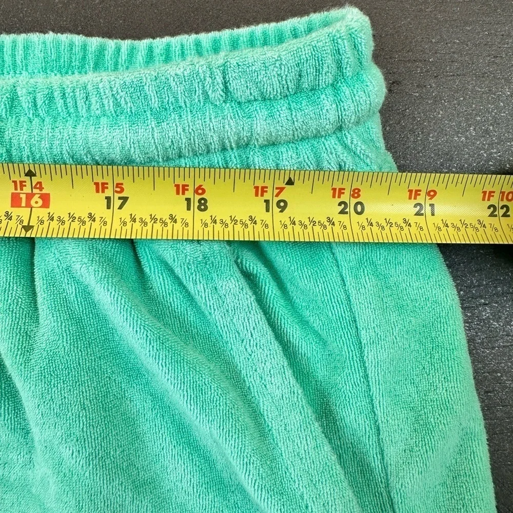 Fabletics Mint Green Terry Cloth Pull-On Casual Beach Lounge Athletic Sh… - Picture 8 of 11